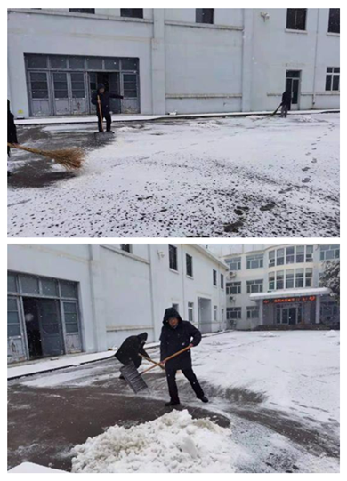 瑞雪連綿兆豐年，連心保安保安全